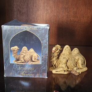 Fontanini Seated Camel Figurine From Heirloom Nativity 5" Set 1992